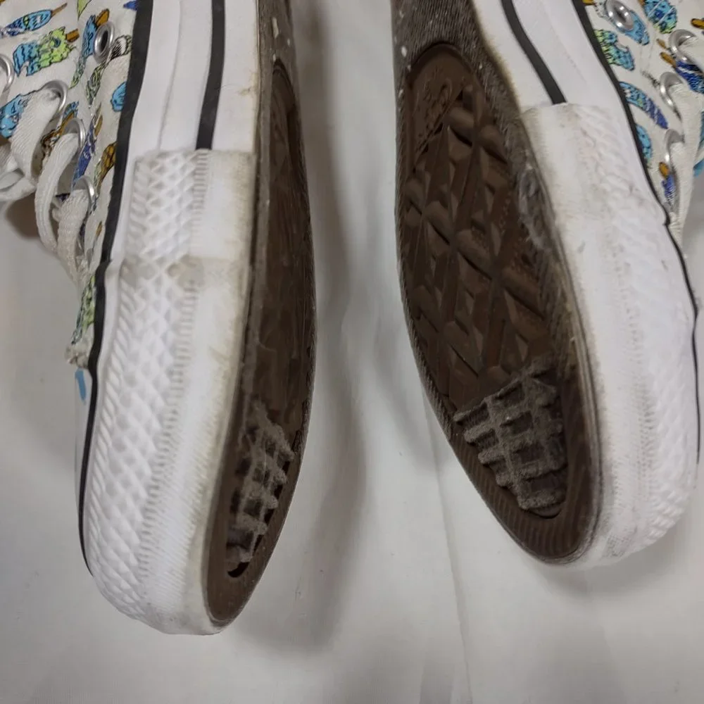Converse All Star Frozen Treats CTA Ice Cream High Tops Girl's Size 13 Canvas